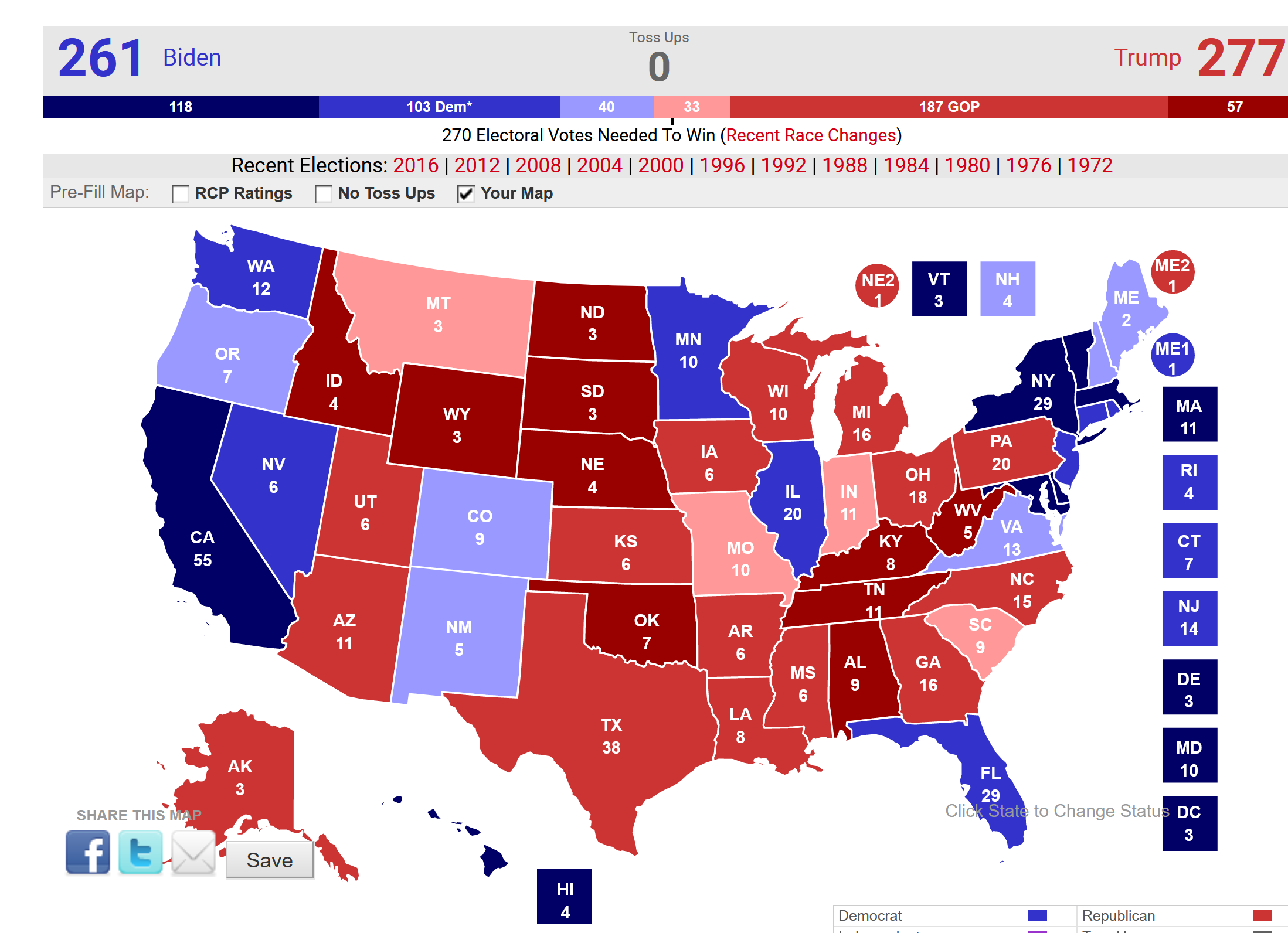 Electoral College Predictions & Maps: How Trump Wins