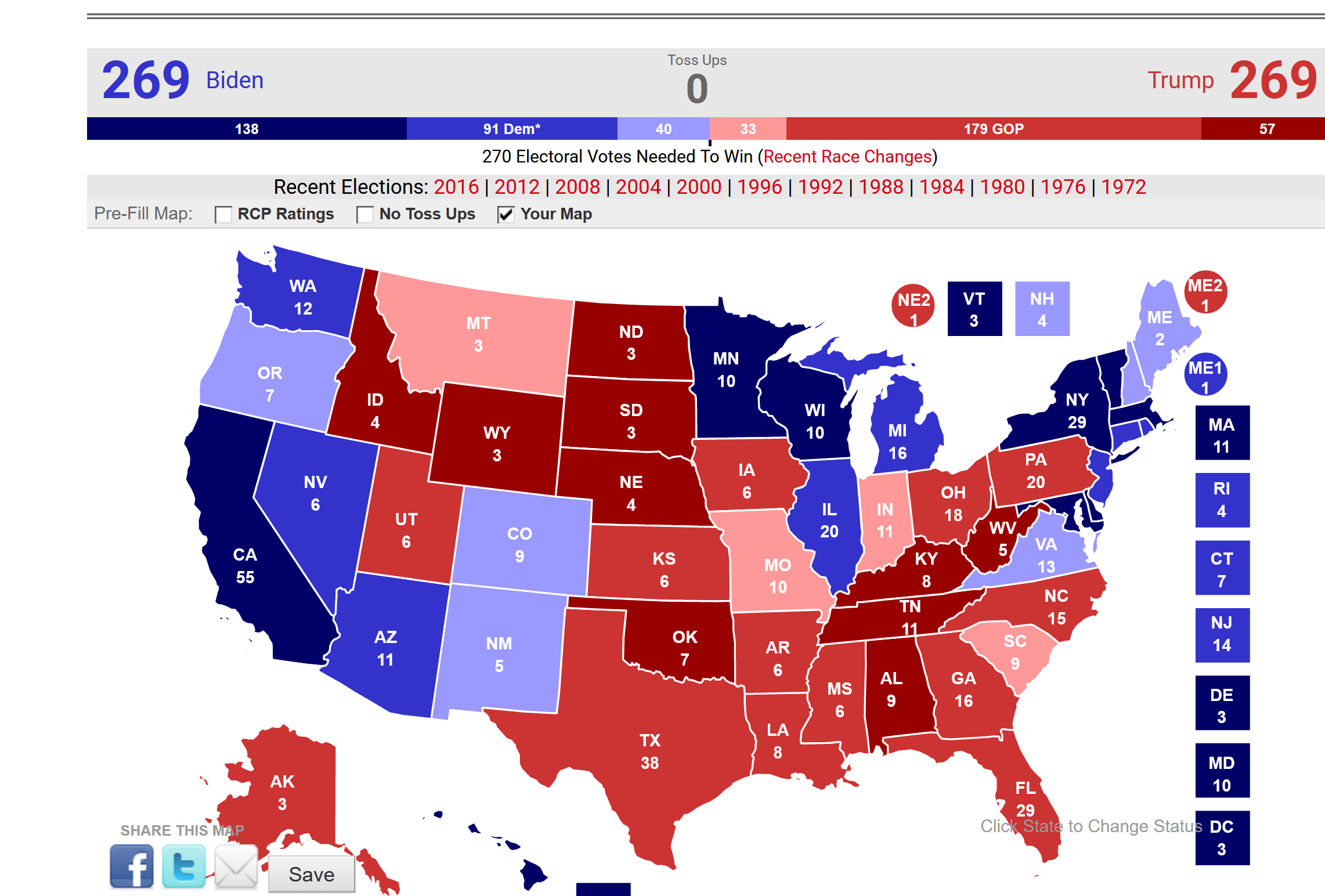 Electoral College Predictions & Maps: How Trump Wins | Heavy.com