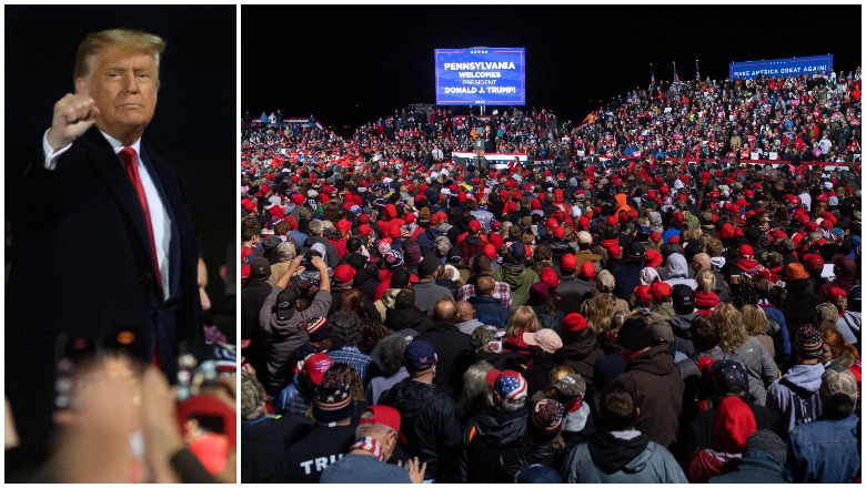 Trump's Pennsylvania Rally Attendance: Erie Crowd Size Photos