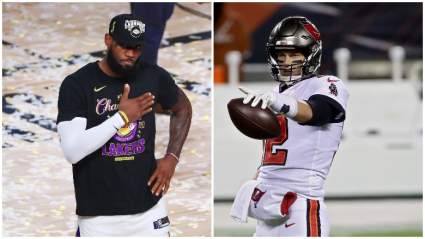 Tom Brady Hilariously Trolls Himself With LeBron James Shout-Out