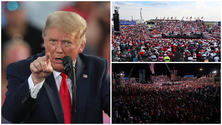 Trump's Ocala, Florida & Macon, Georgia Rally Attendance: Crowd Size