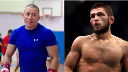UFC’s Georges St-Pierre Reacts to Derailed Superfight Against Khabib