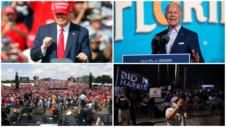 Trump Vs. Biden Tampa Rally Attendance: Crowd Size Photos