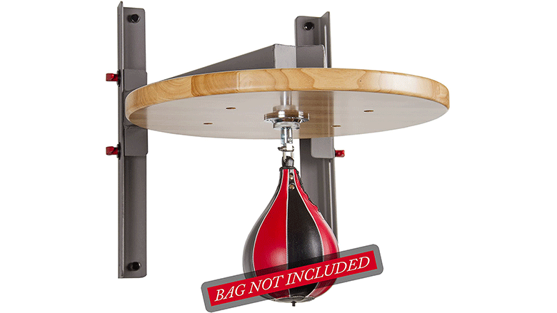 Platform Single Edge Speedball Boxing Punching Bag Workout MMA Heavy Duty Stand 