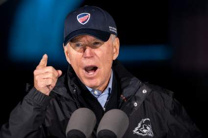 Joe Biden Oddly Confuses Eagles Logo for College ‘Blue Hen’ [WATCH]