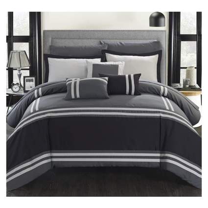 black and white comforter and sheet set