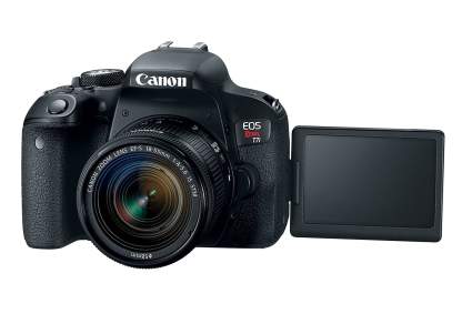 Canon EOS Rebel T7i DSLR camera