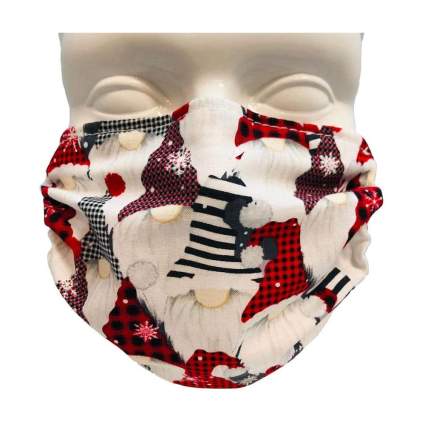 Christmas Gnomes Face Mask