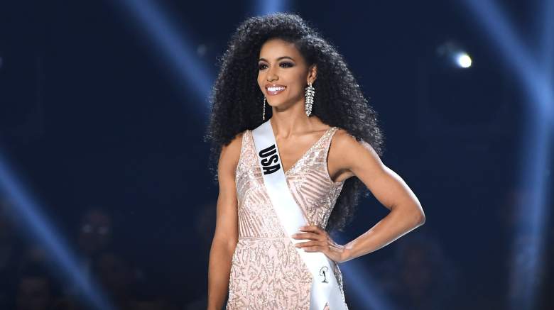 Miss USA Cheslie Kryst appears onstage at the 2019 Miss Universe Pageant at Tyler Perry Studios on December 08, 2019 in Atlanta, Georgia.