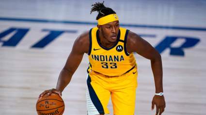 Myles Turner Posts Workout Videos With Celtics Players [VIDEO]