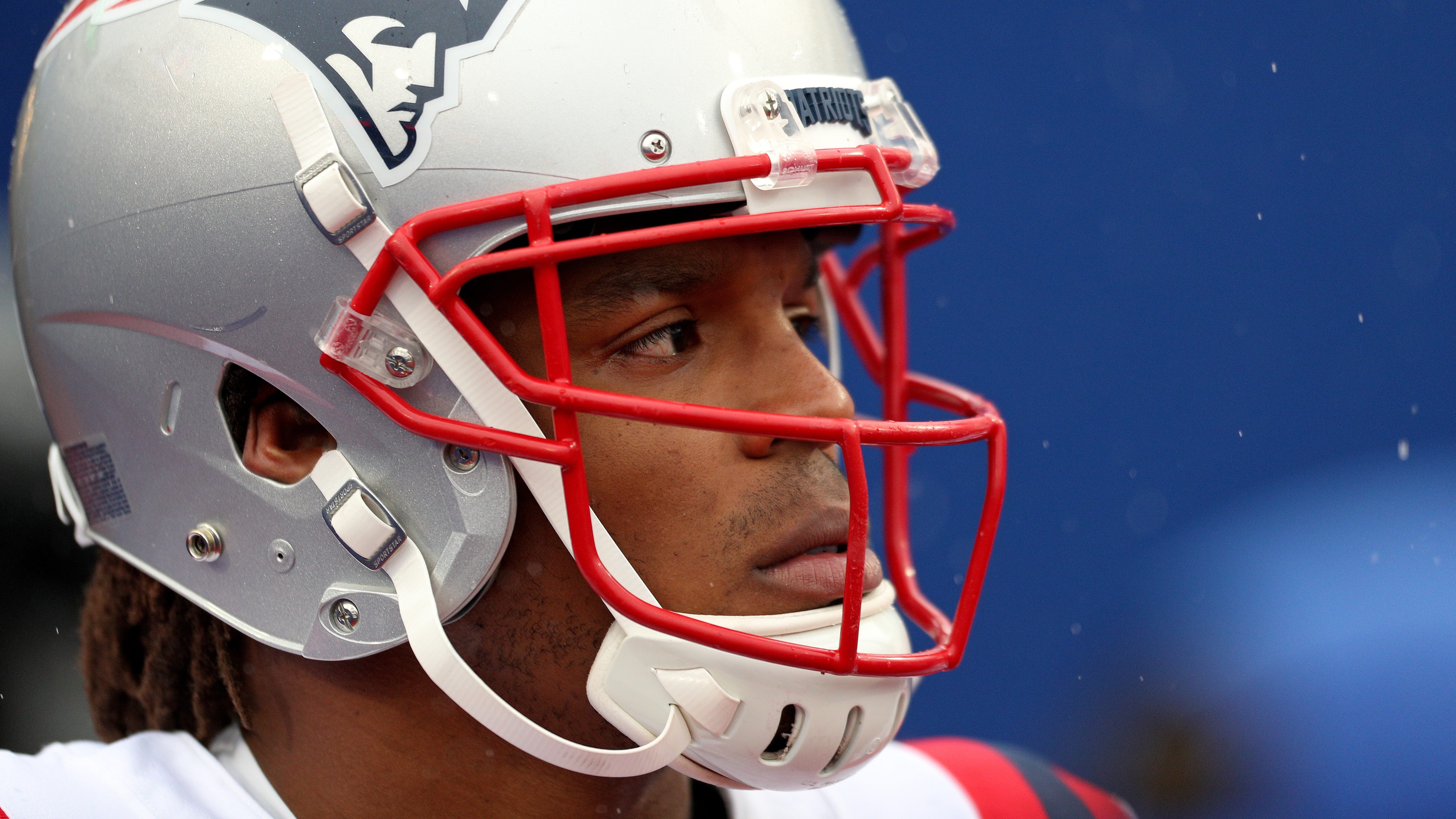 New England Patriots' Cam Newton says neck sore from big New York