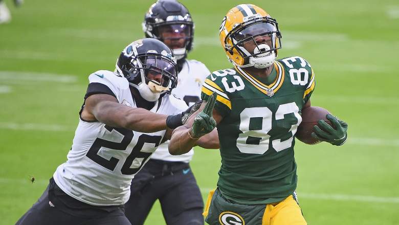 Packers WR Marquez Valdes-Scantling Uncertain to Play vs. Bears | Heavy.com