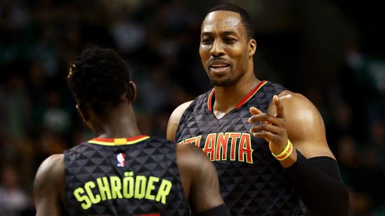 Dwight Howard, right, and former teammate Dennis Schroder