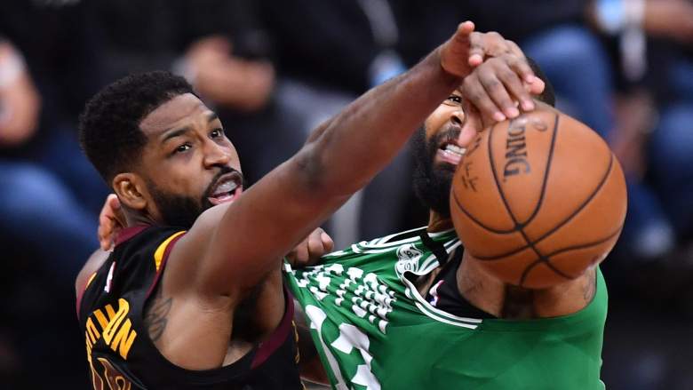 Tristan Thompson, left, will have his own Celtics jersey now.
