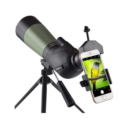 Gosky 20-60x60 HD Spotting Scope with Tripod, Carrying Bag and Scope Phone Adapter