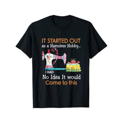 Funny sewing t-shirt