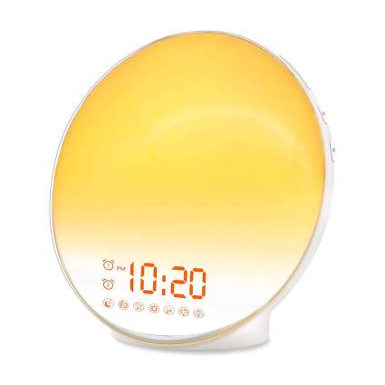 JAAL Wake Up Light Sunrise Alarm Clock