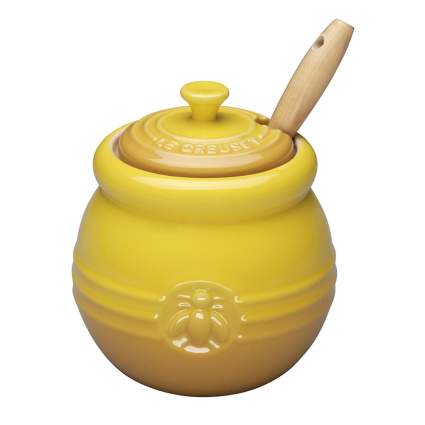 honey pot with dipper