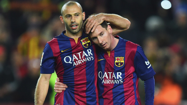 Lionel Messi Sends Class Retirement Message To Mascherano