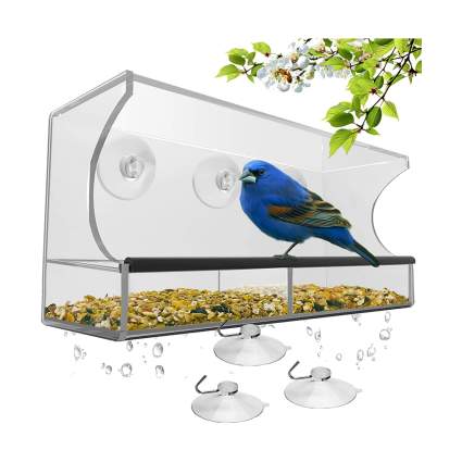Nature's Hangout Suction Cup Window Bird Feeder