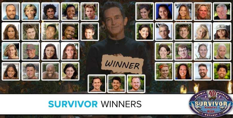 All the Survivor winners
