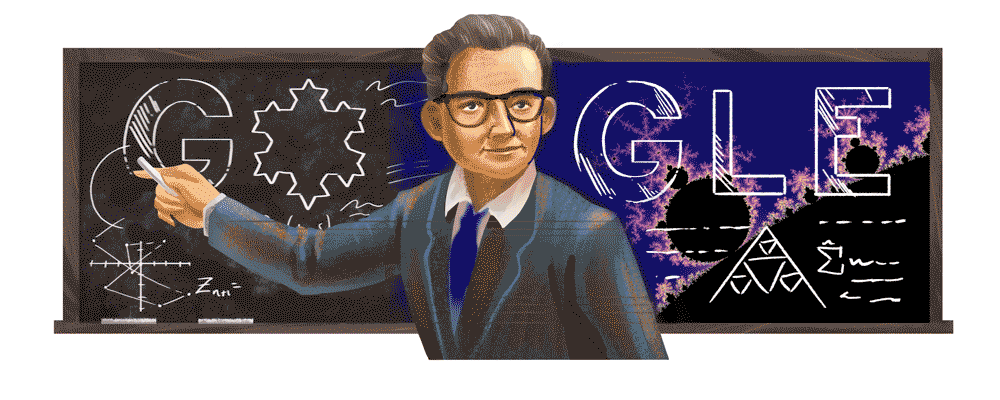 Benoit Mandelbrot Google Doodle