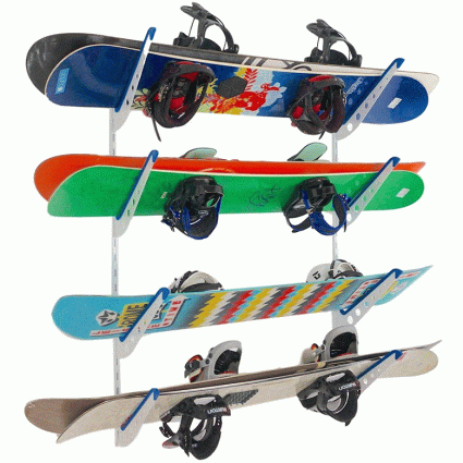 snowboard wall storage rack