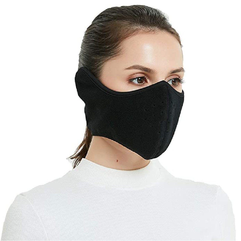 Winter Windproof Fleece Face Neck Nose Warmer Riding Mask Face Cover 