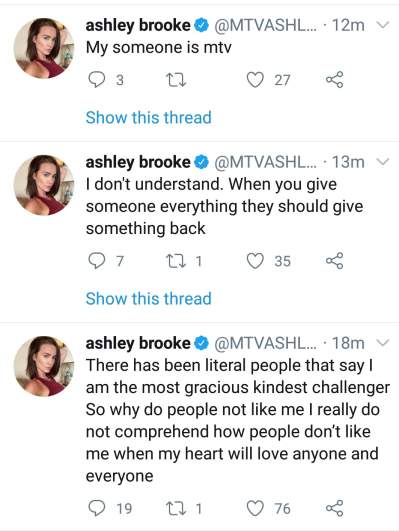 Ashley Mitchell MTV