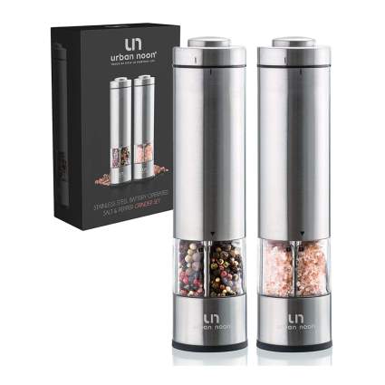 battery operated salt and pepper grinders