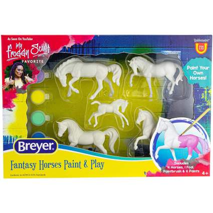 Paint your own toy horses kit