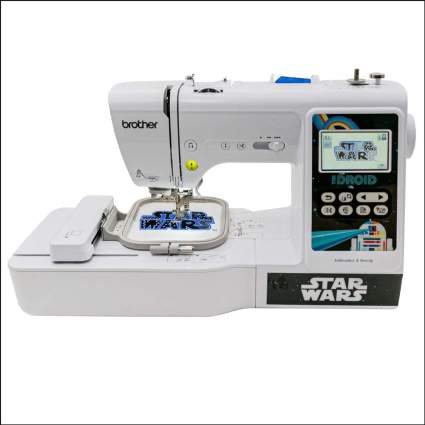 Star Wars themed embroidery machine