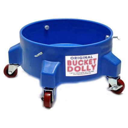 Bright blue Bucket Dolly