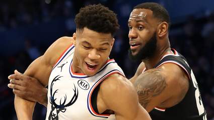 Giannis Antetokounmpo Appears to Recruit LeBron James