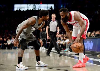 Nets Should Trade Kyrie Irving for James Harden: Kendrick Perkins [WATCH]