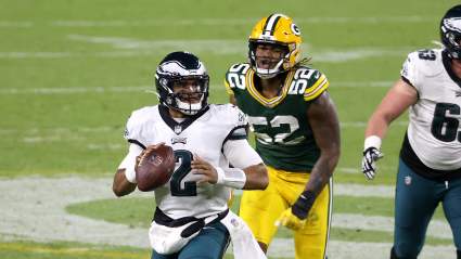 Jalen Hurts Throws TD After Eagles Bench Carson Wentz [WATCH]