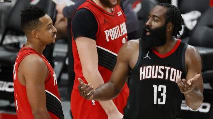 Rumored Harden Trade Target Drubs Rockets, Claims No Extra Motivation