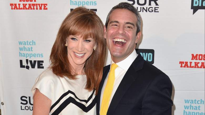 Kathy Griffin and Andy Cohen