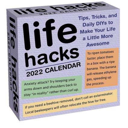 life hacks 2022 calendar
