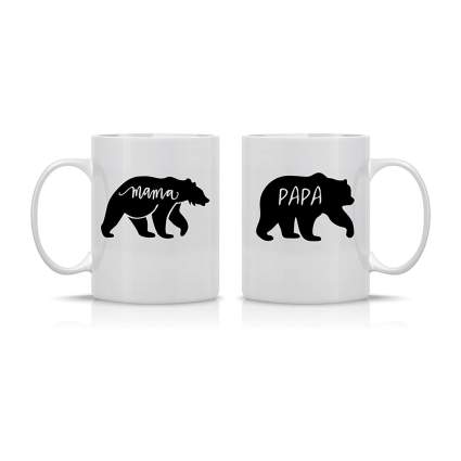 Mama Bear Papa Bear Mugs