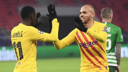 Braithwaite Explains Why He Let Dembele Take Barcelona Penalty