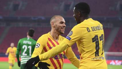 Barcelona Fans Will Love Wild Stat About Braithwaite’s UCL Goal