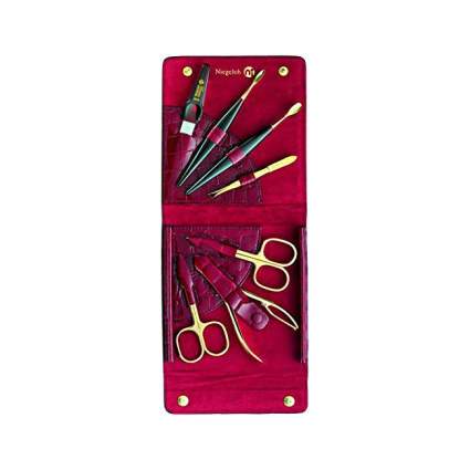 red case with manicure set