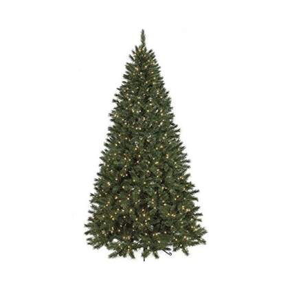 Tall flat-back Christmas tree