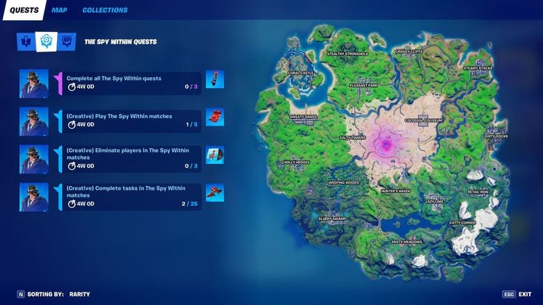 fortnite the spy within challenges