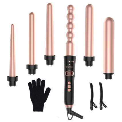 six in one curling iron system