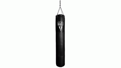 title boxing muay thai heavy bag