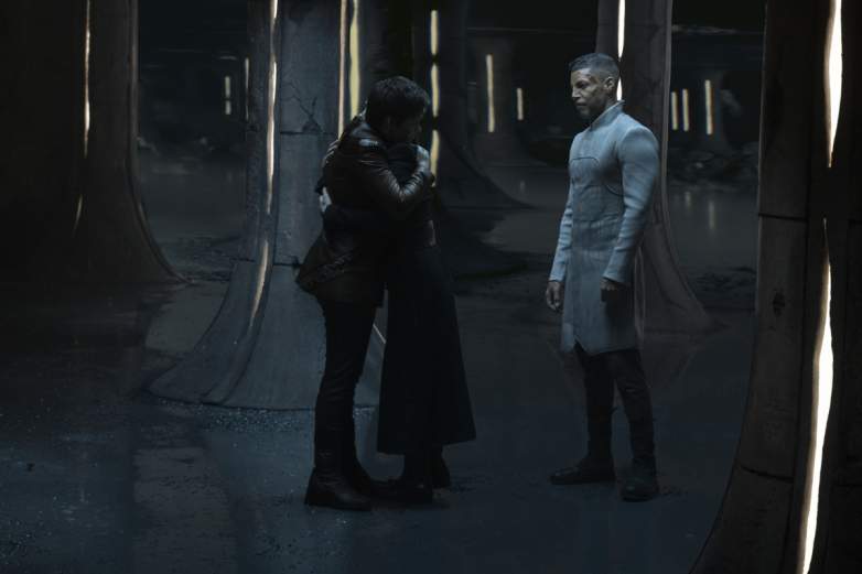Pictured: Blu del Barrio as Adira, Ian Alexander as Gray and Wilson Cruz as Dr. Hugh Culber of the CBS All Access series STAR TREK: DISCOVERY. 