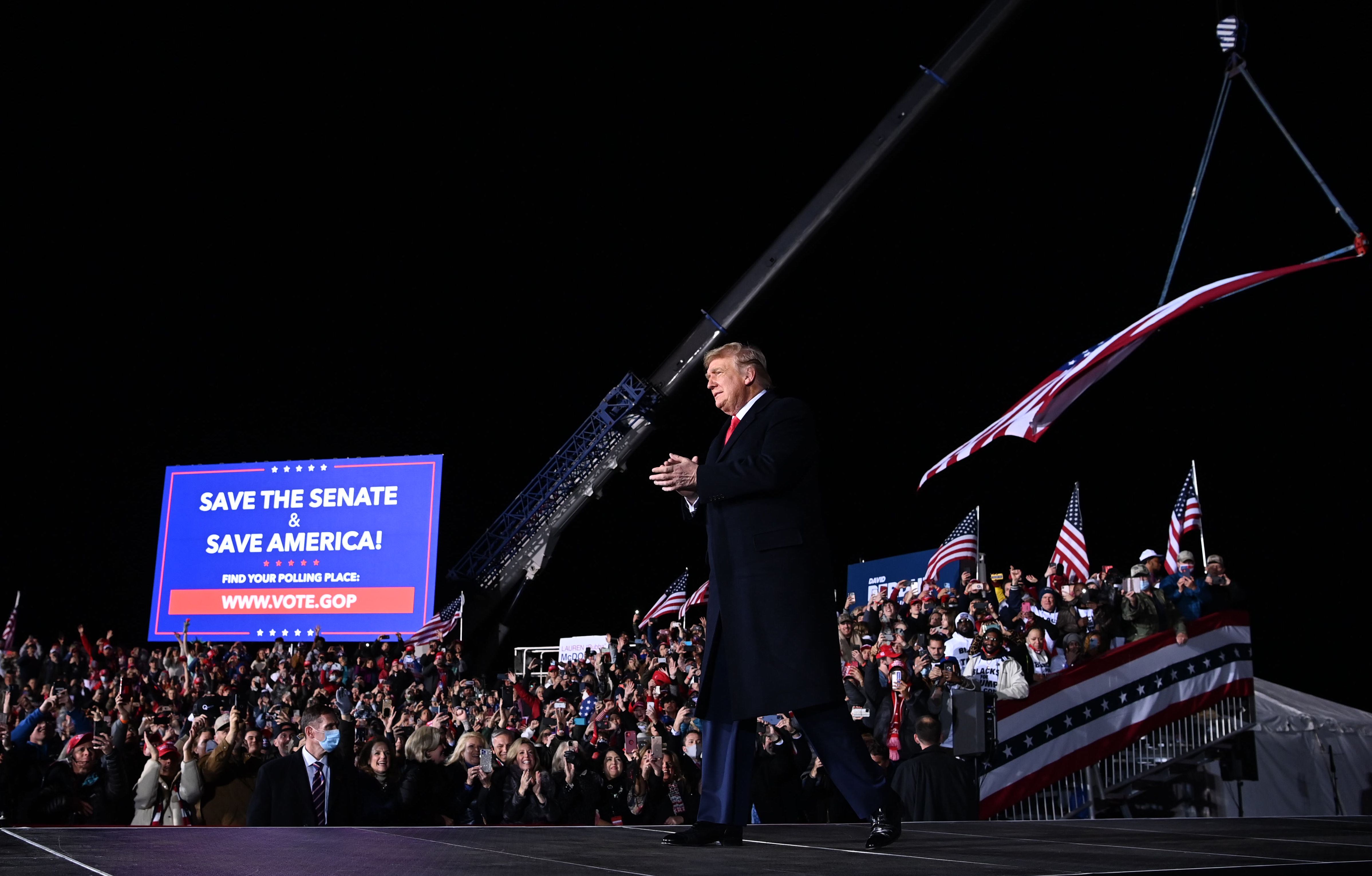 Trump's Georgia Rally Attendance: See Crowd Size Photos