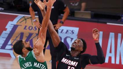 Bam Adebayo Doesn’t Speak to Celtics All-Star About ‘Iconic’ Playoff Block